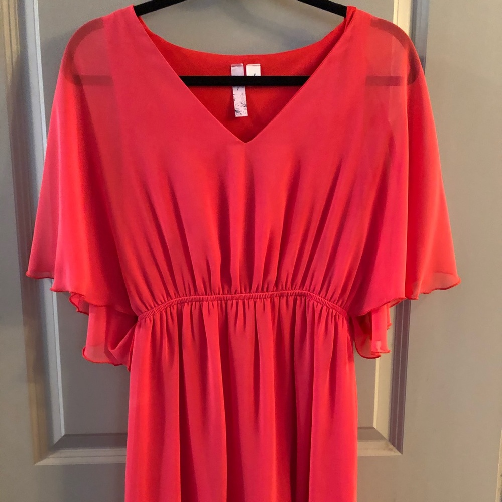 Rose/Blush Mini Shift Dress